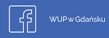 Znak Facebook. Przekierowanie na profil WUP w Gdańsku
