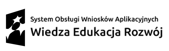 Znak Systemu Obsługi Wniosków Aplikacyjnych to system zgłaszania wniosków o dofinansowanie projektów Programu Wiedza Edukacja Rozwój (PO WER) na lata 2014-2020.