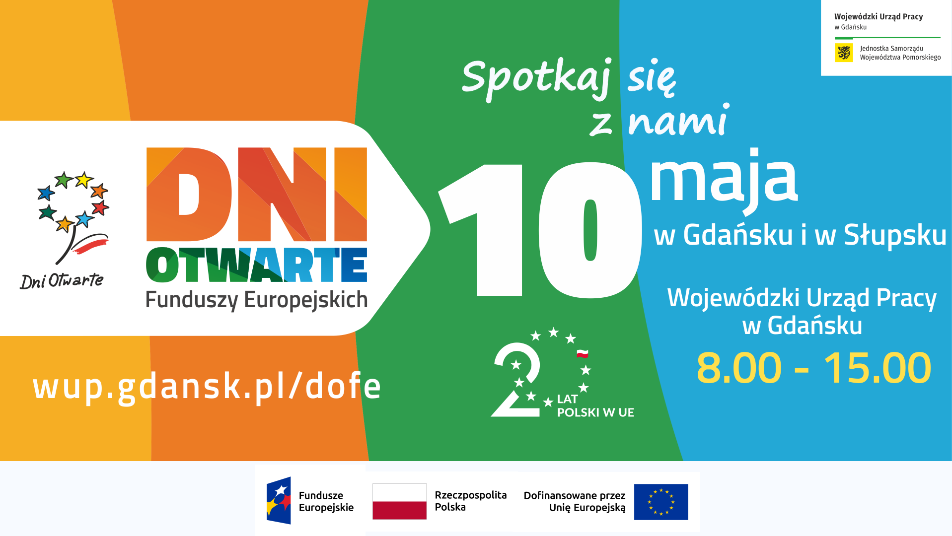 10 maja świętujemy Dni Otwarte Funduszy Europejskich w Gdańsku i w Słupsku