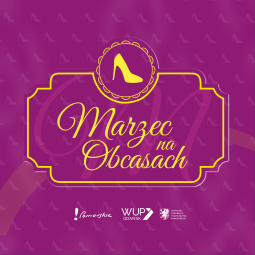 grafika z tekstem: marzec na obcasach