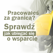 Grafika przedstawia zapytanie: Pracowałeś za granicą? Sprawdź jak ubiegać się o wsparcie