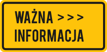 tekst na grafice: ważna informacja