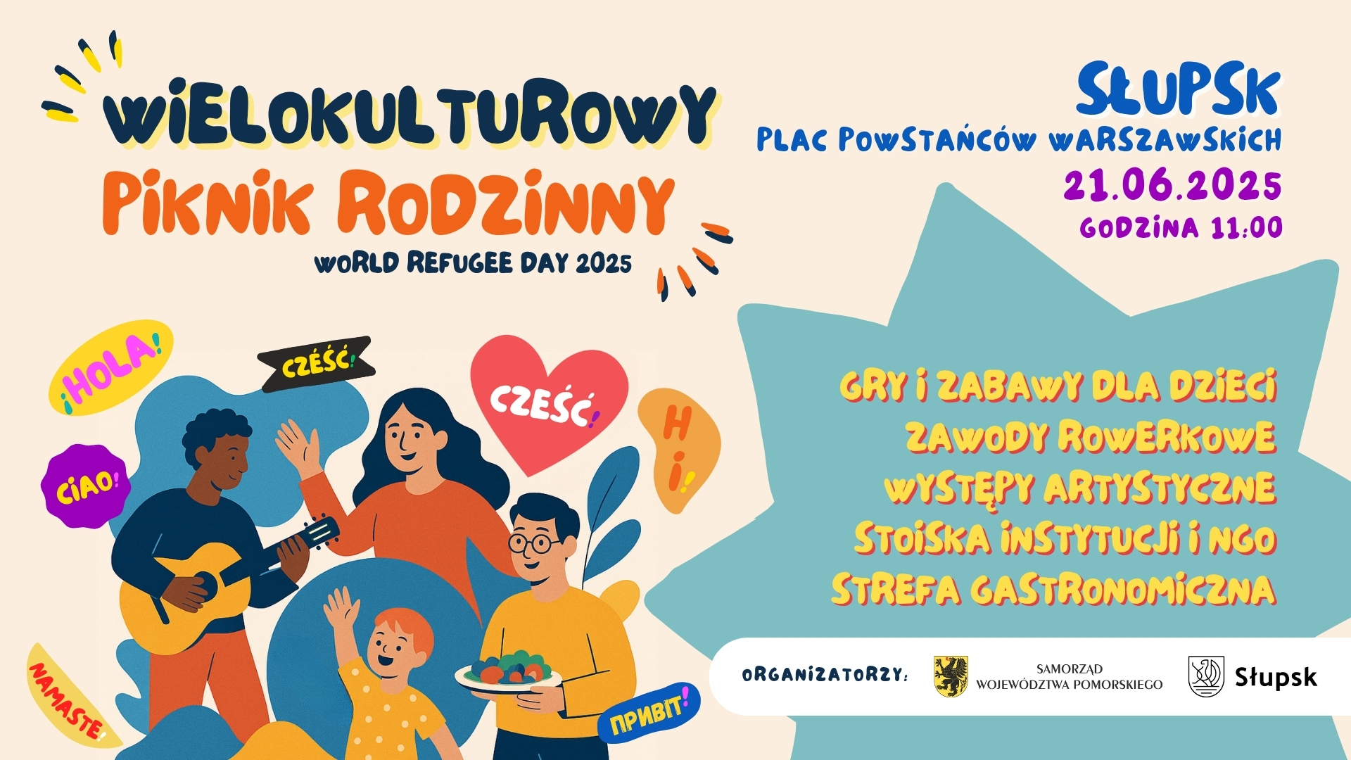 Zdjęcie artykułu Wielokulturowy Piknik Rodzinny - World Refugee Day 2025