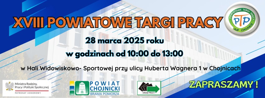 Zdjęcie artykułu Targi Pracy w Chojnicach 28.03.2025