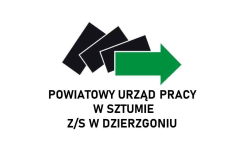 Znak Powiatowego Urzędu Pracy w Sztumie z siedzibą w Dzierzgoniu