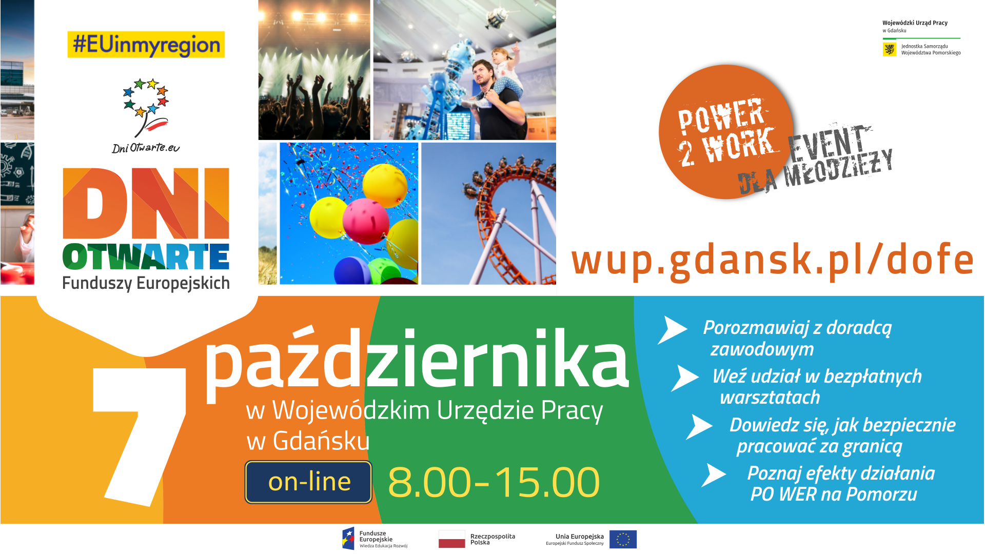 Wydarzenie POWER 2 WORK 7 października podczas akcji DOFE