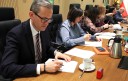 Podpisanie porozumienia ws. realizacji programu Praca dla Pomorzan, 2024 r., sala herbowa Urzędu Marszałkowskiego Województwa Pomorskiego