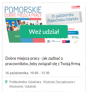 ogłoszenie z evenea.pl o możliwości zapisywania się na seminarium