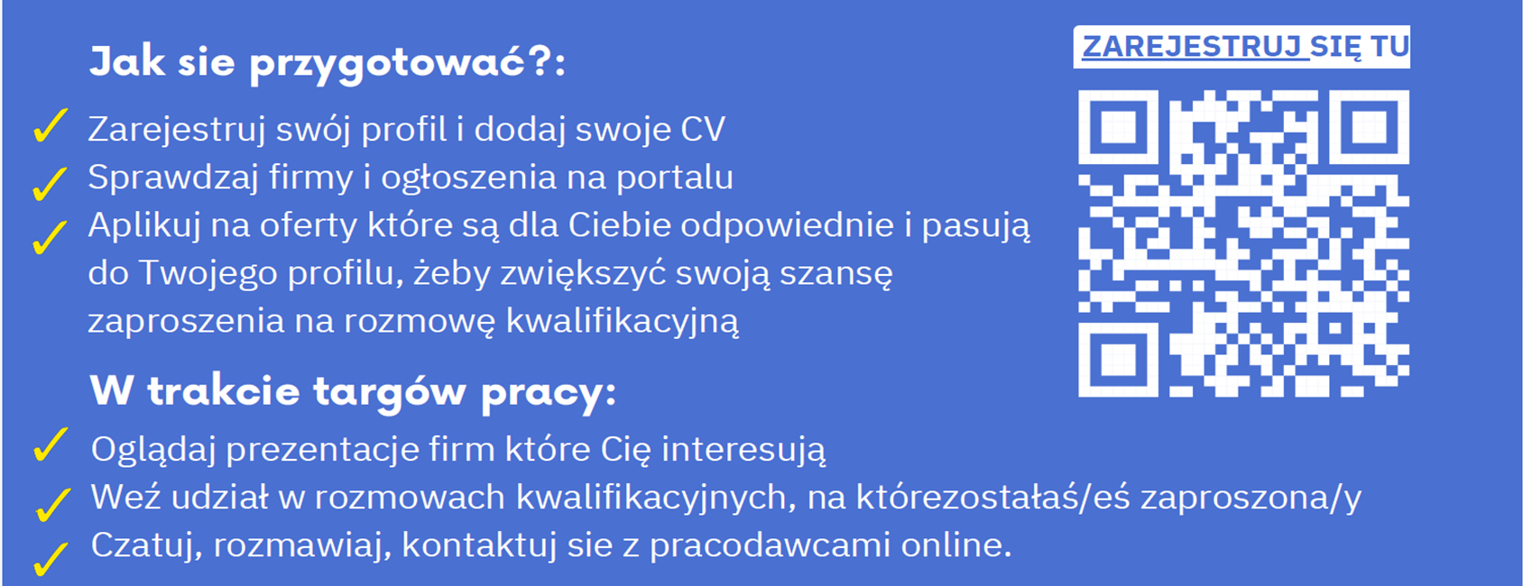 baner reklamujący targi online w Norwegii