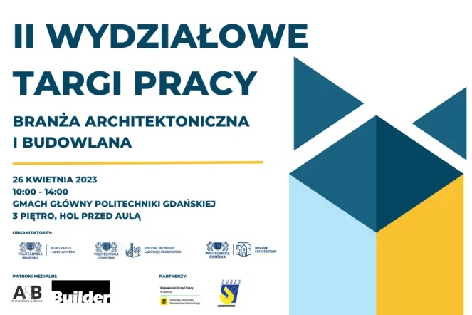 baner reklamujący targi pracy na politechnice gdańskiej
