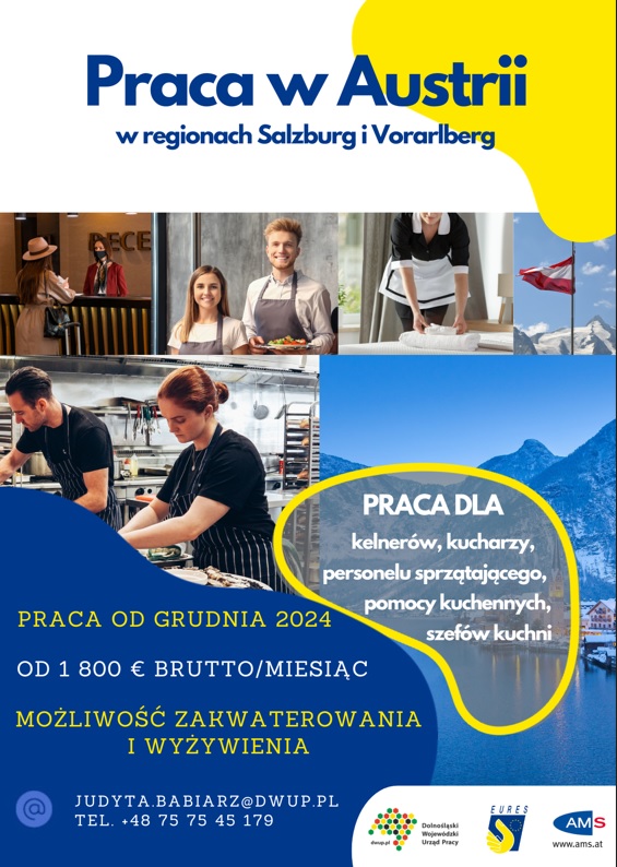 Praca w Austrii w regionach Salzburg I Vorarlberg