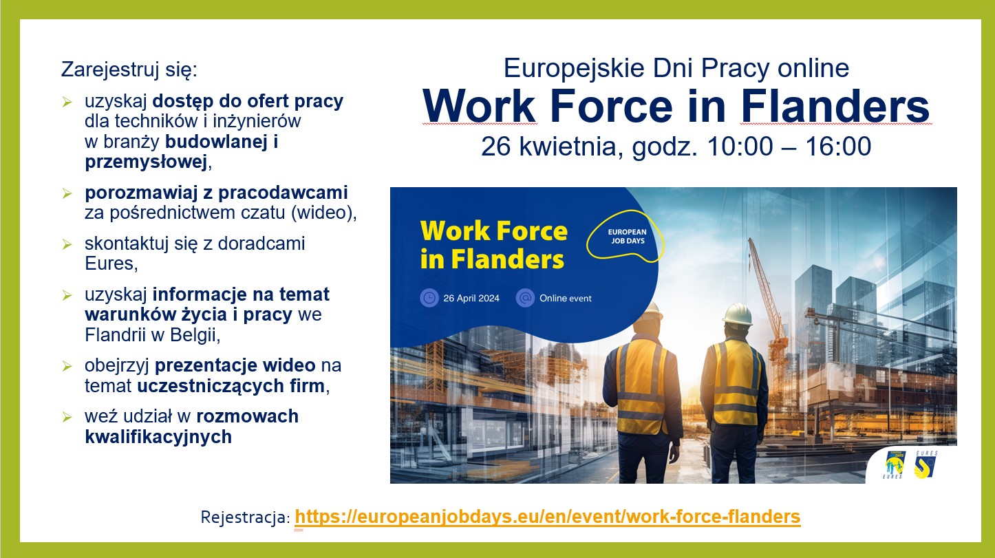 europejskie dni pracy online work force in flanders